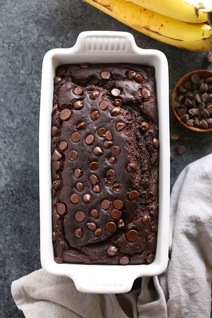 Chocolate Chocolate Chip Banana Bread