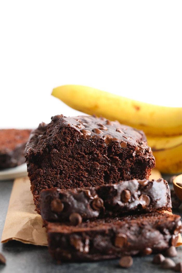 Chocolate Chocolate Chip Banana Bread