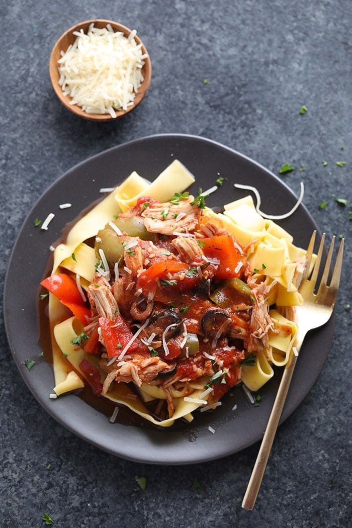 slow cooker chicken cacciatore