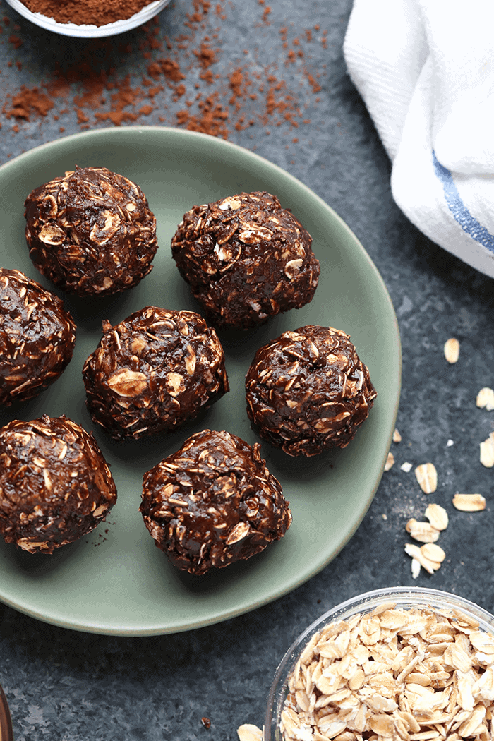 Chocolate No Bake Peanut Butter Balls