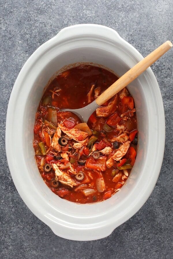 chicken cacciatore crock pot recipe