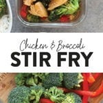 chicken and broccoli stir fry