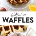 Delicious waffles topped with a medley of berries and crunchy granola, perfect for gluten-free diets.