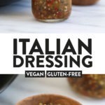 A long image of italian dressing