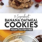 Banana Oatmeal Cookies