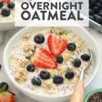 Lemon Cheesecake Overnight Oats