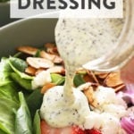 poppy seed dressing pin.