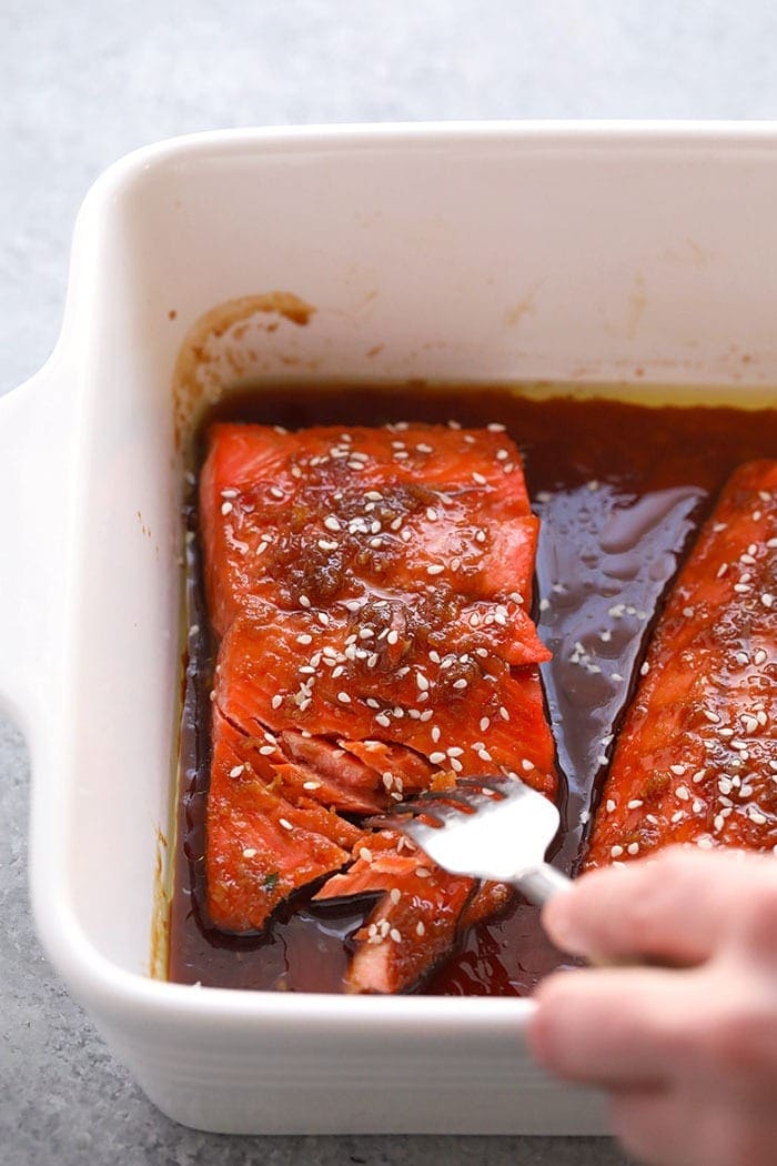 maple ginger baked salmon baked to perfection