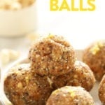 Lemon energy balls.