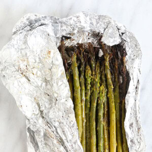 grilled asparagus.