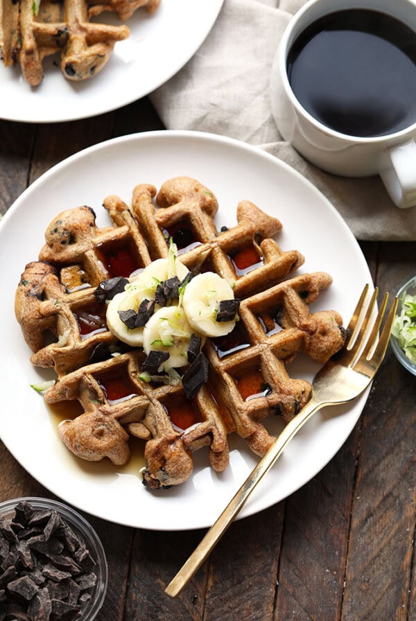 zucchini waffles