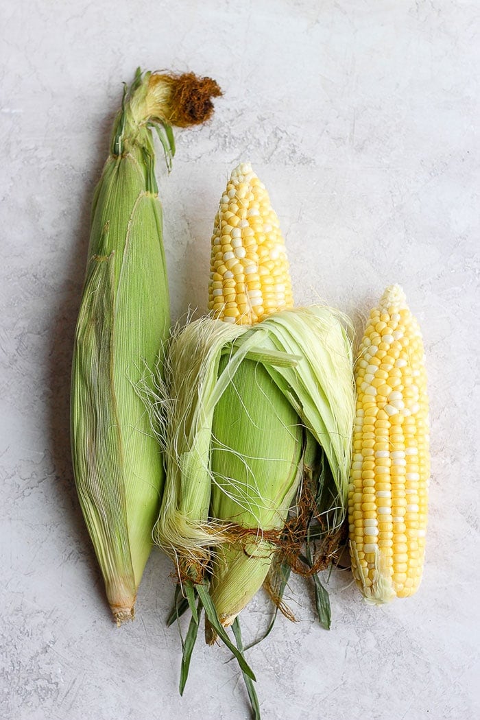 3 ears of corn.