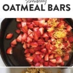 strawberry oatmeal bars