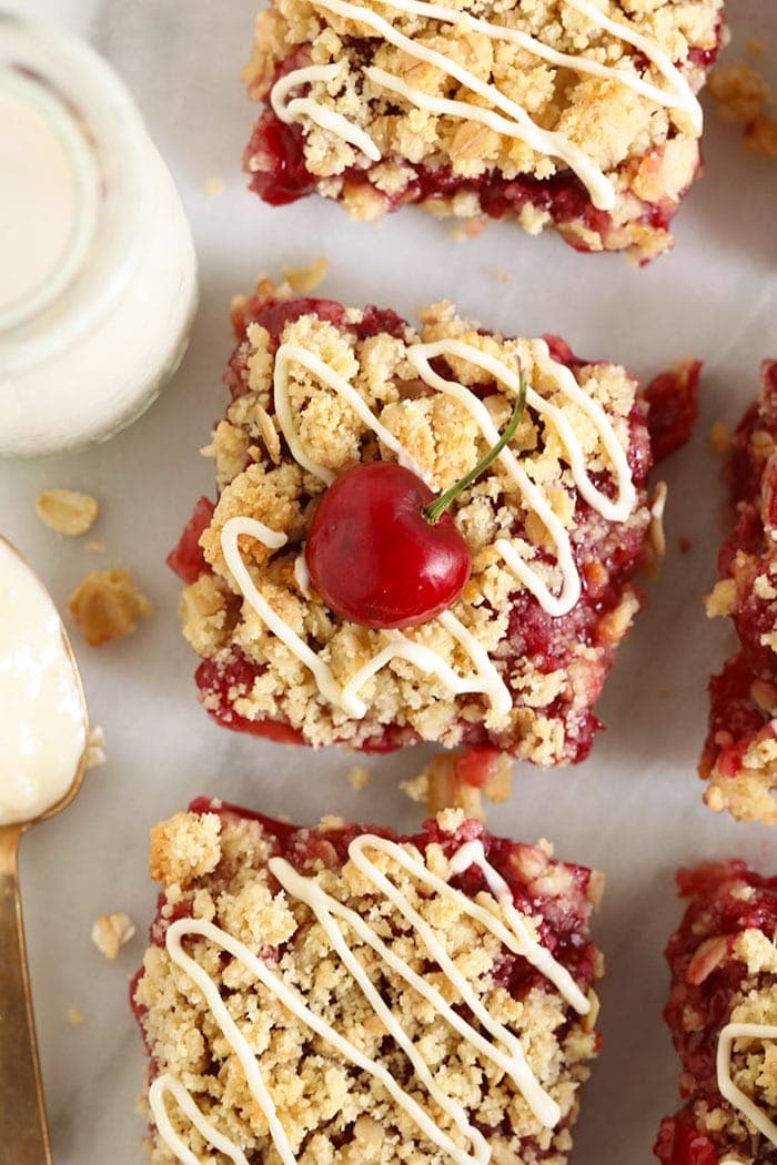 cherry cobbler bars