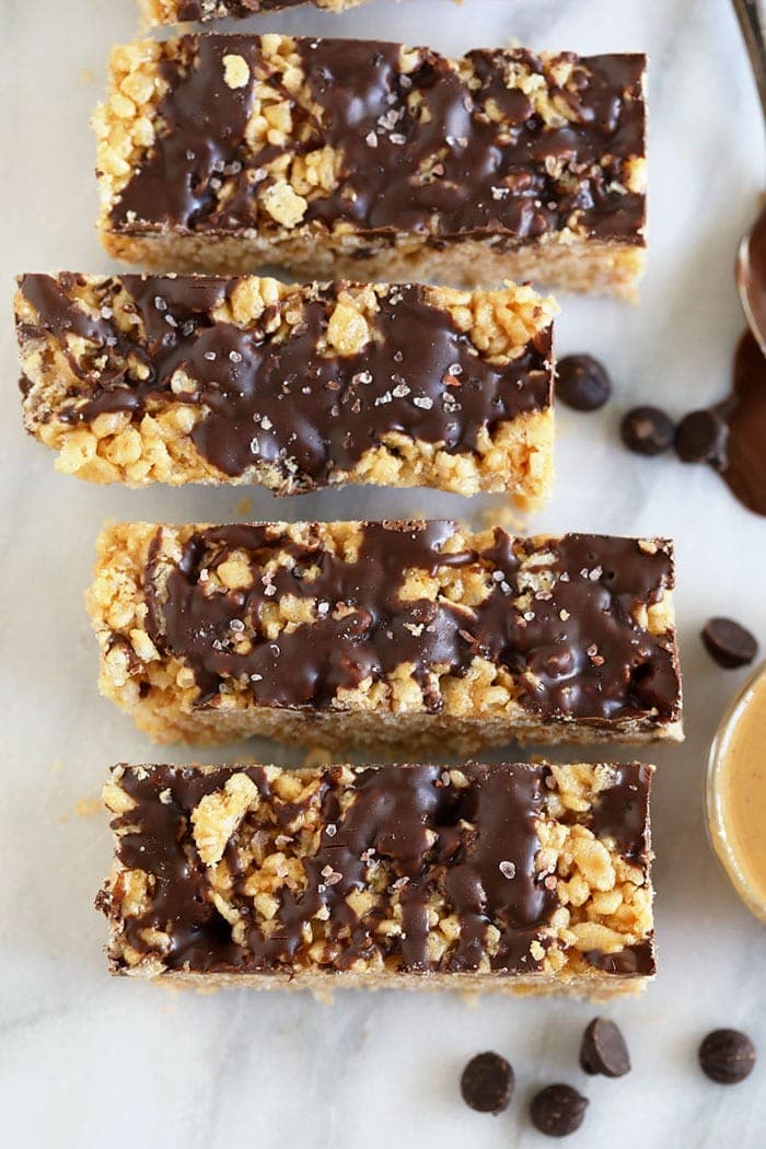 peanut butter rice crispy bars