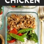 teriyaki chicken meal prep