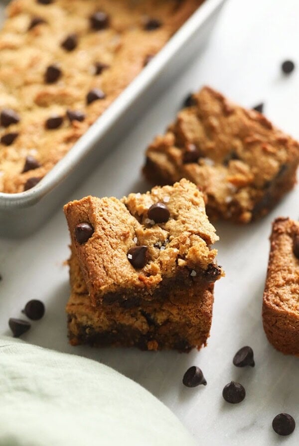 blondies bars stacked