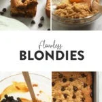 flourless blondies