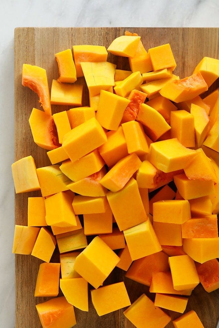 Cubed butternut squash