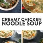 creamy chicken noodle soup