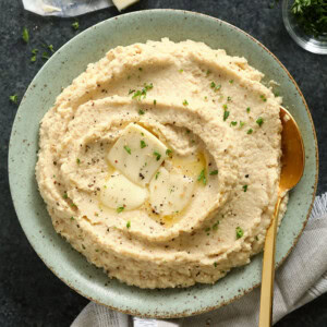 Cauliflower Mash in a bowl