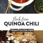 black bean quinoa chili recipe