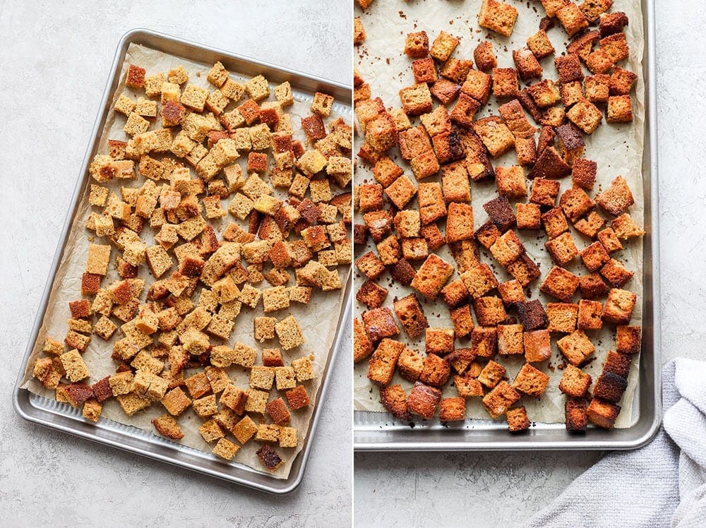 diced cornbread for cornbread dressing