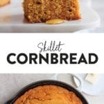 cornbread in skillet