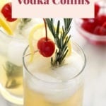 rosemary vodka collins