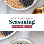 Versatile seasoning inspired by the flavors of an everything bagel.