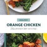 healthy orange chicken