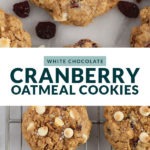 cranberry oatmeal cookies