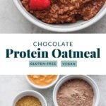 chocolate sea salt protein oatmeal