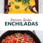 rotisserie chicken enchiladas