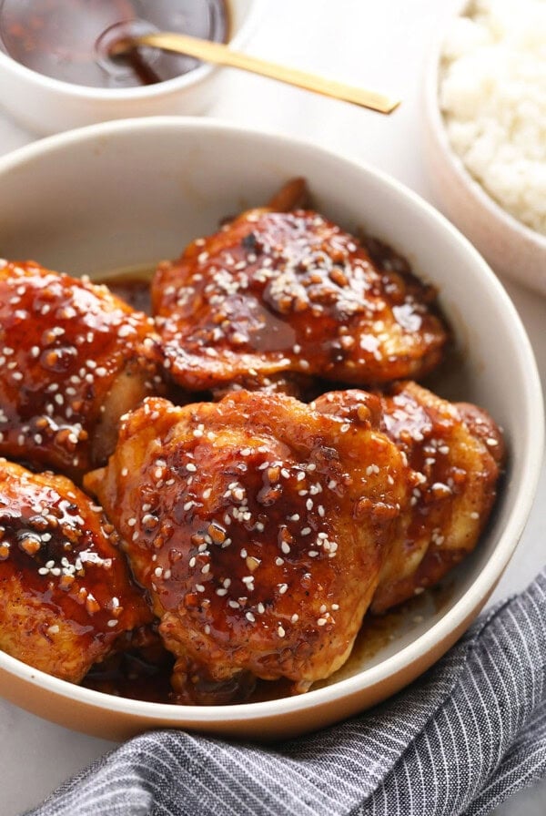 chicken thighs in bowl