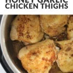 IP Honey Garlic Chicken Thighs