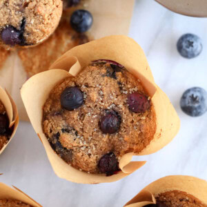 almond flour blueberry muffins