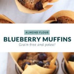 almond flour blueberry muffins