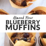 almond flour blueberry muffins