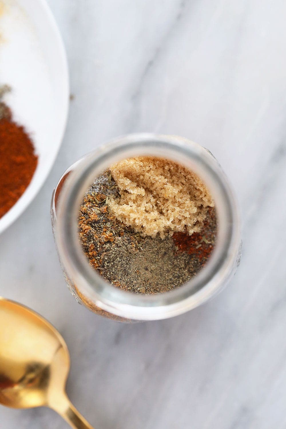 homemade cajun seasoning in a glass jar