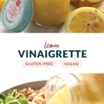 homemade lemon vinaigrette dressing