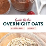 quick mocha overnight oats