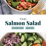 Thai salmon salad