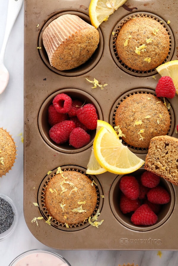 lemon poppy seed muffins