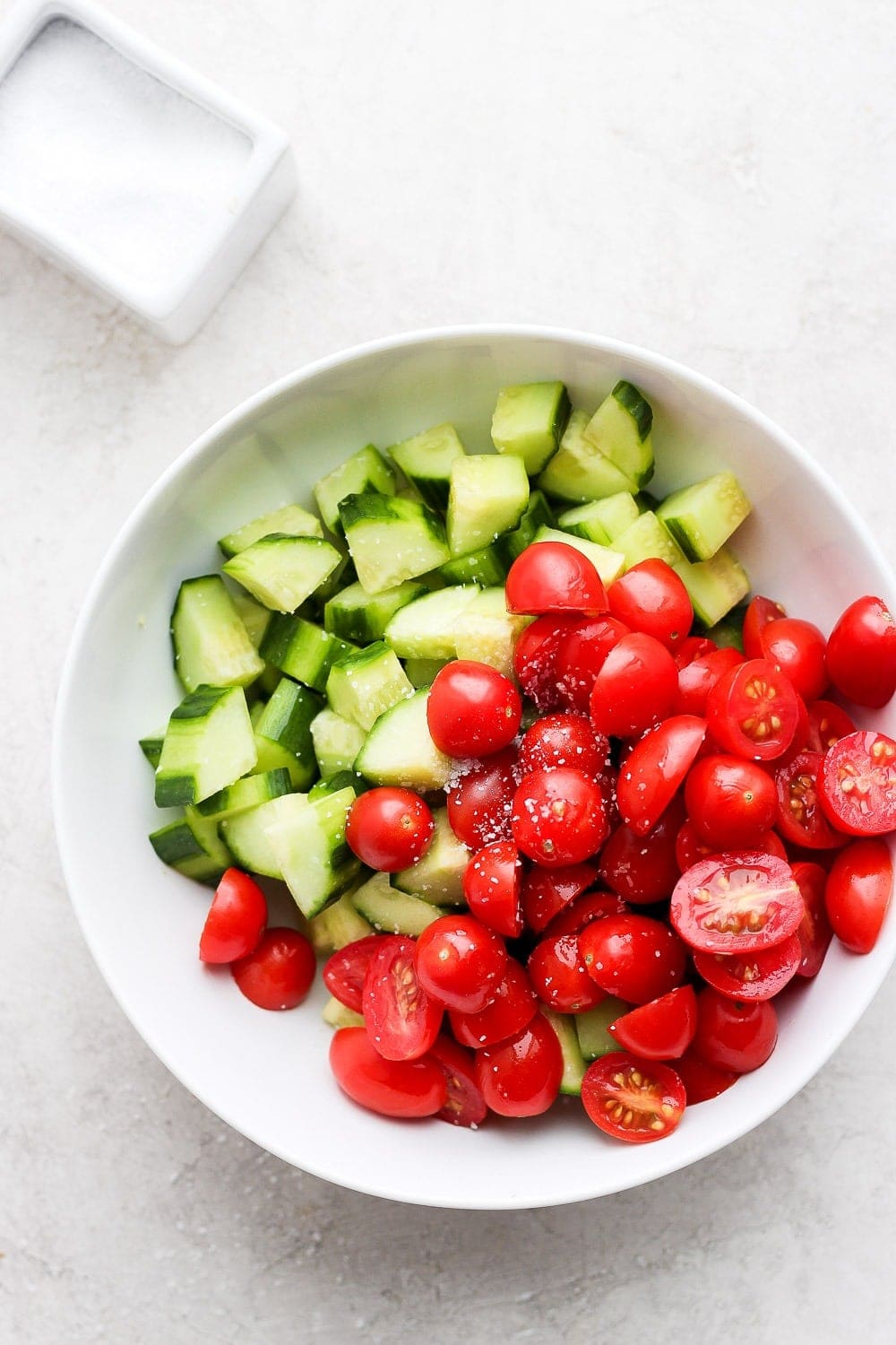 Cucumbers and Tomatoes