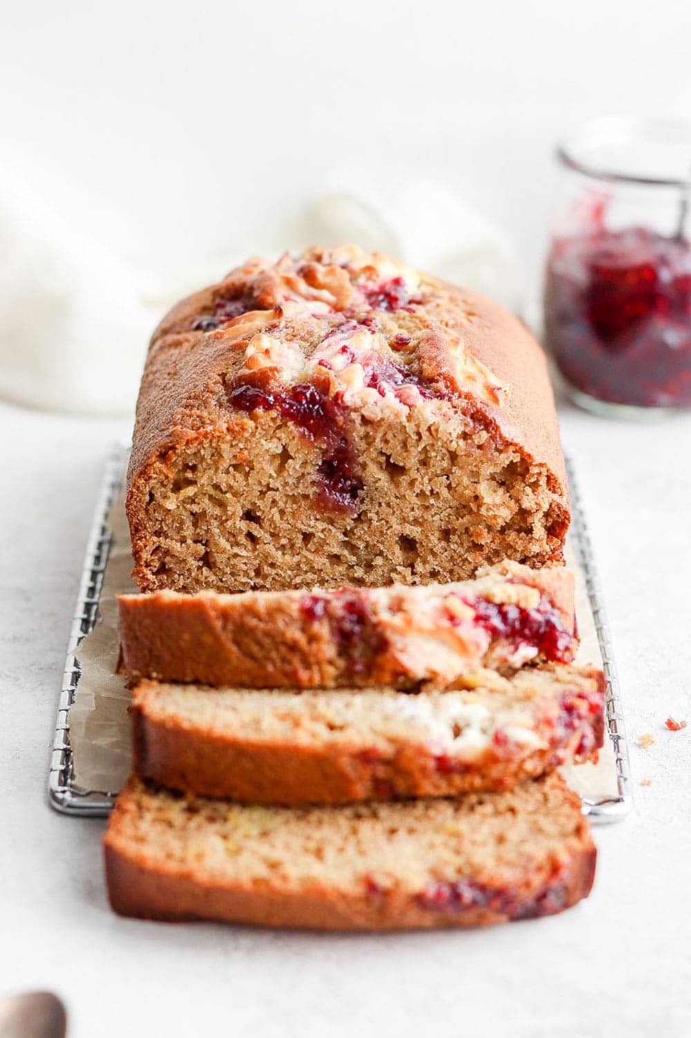 sliced lemon bread