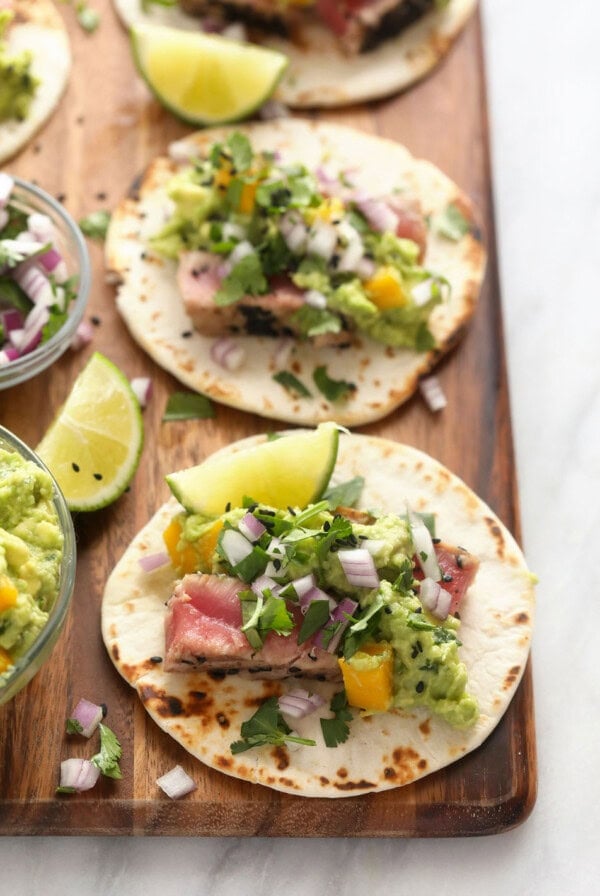 ahi tuna tacos