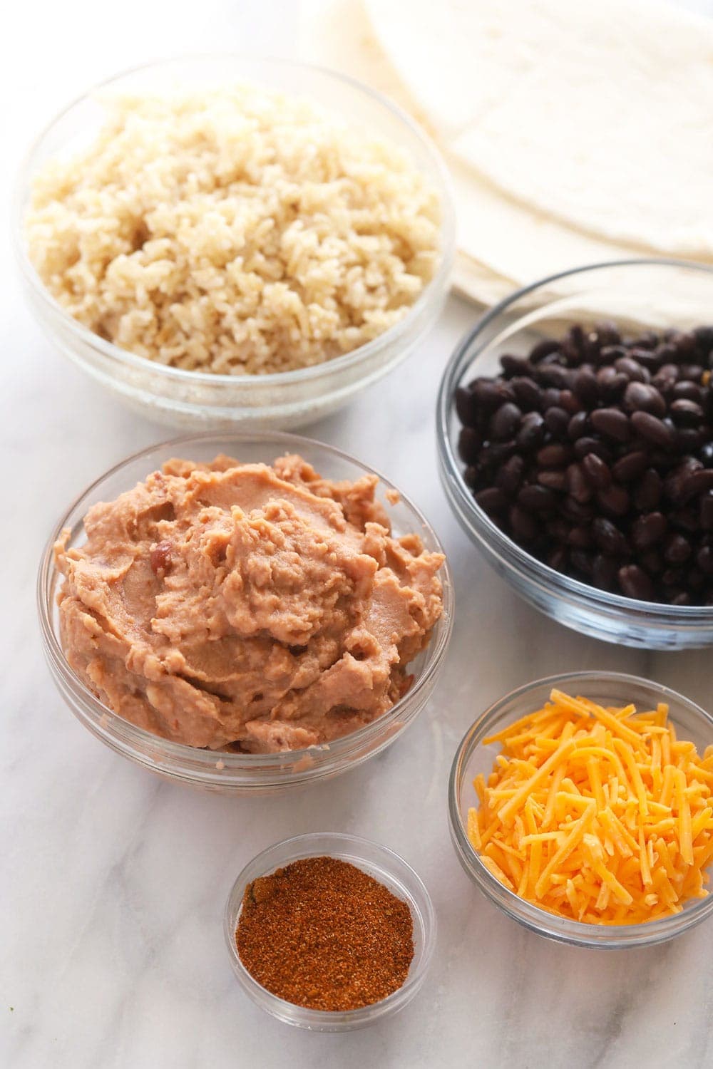 bean burrito ingredients