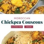 moroccan chickpea couscous skillet