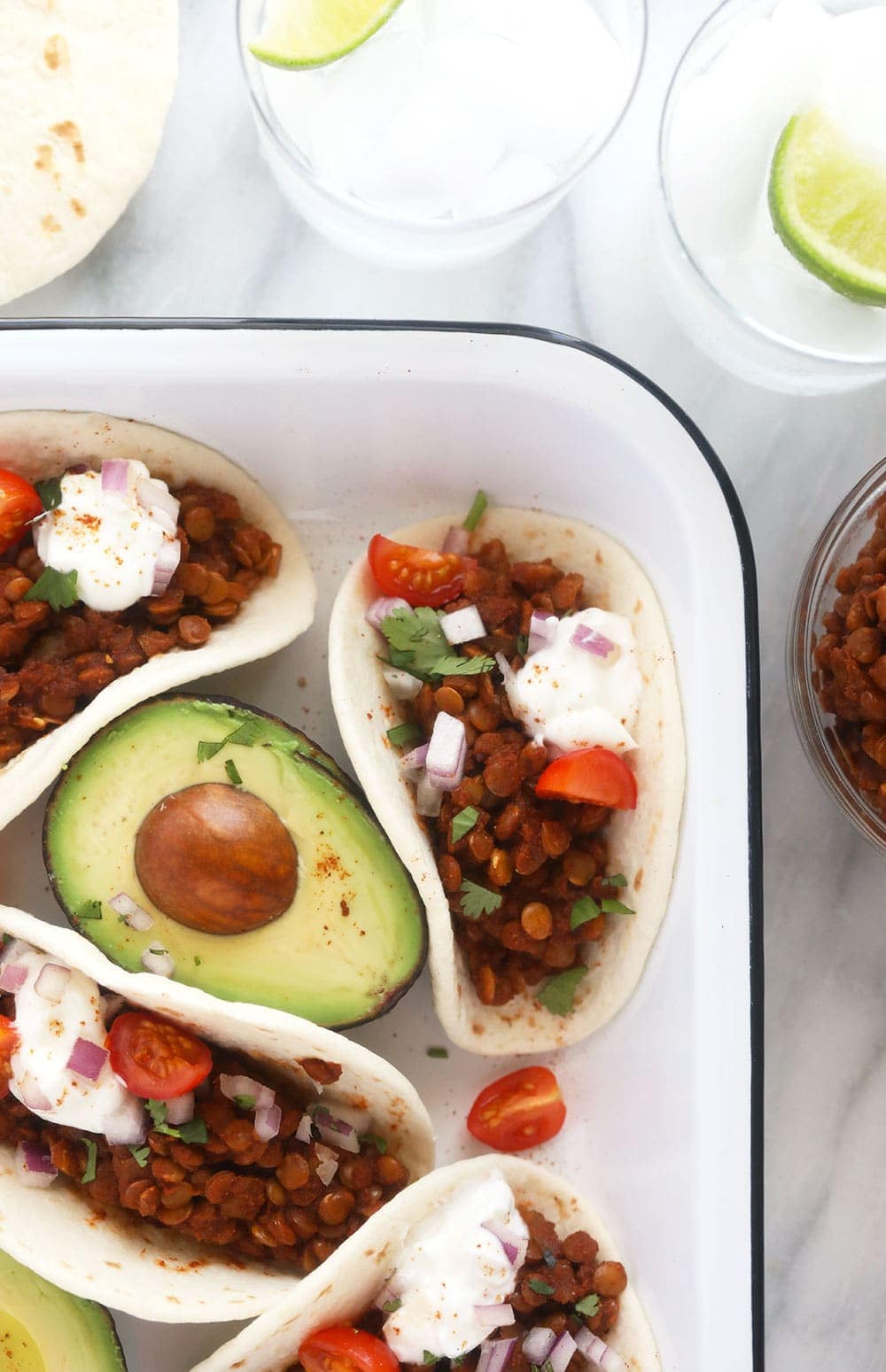 Instant Pot Lentil Tacos 